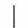 Borne lumineuse avec sortie 120 cm Noir IP44 638198638198
