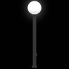 Borne lumineuse avec sortie 120 cm Noir IP44 638198638198