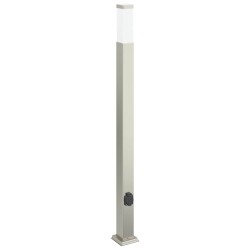 Borne lumineuse avec sortie 110 cm en acier inoxydable IP44 638199638199