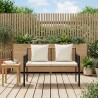 Bancs d'extérieur 2 -Seater 116 x 56 x 75 cm polyrotin 638214638214