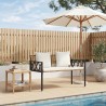 Bancs d'extérieur 2 -Seater 116 x 56 x 75 cm polyrotin 638214638214