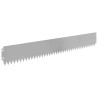 Bordure de Pelouse 30 pcs 103 x 15 cm Acier Argenté 638220638220