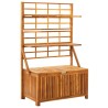 Boîte de rangement avec treillis 99x55x160cm Bois acacia solide 638226638226