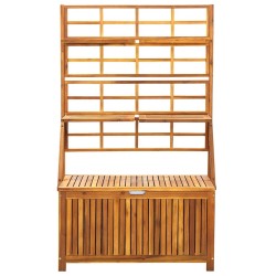 Boîte de rangement avec treillis 99x55x160cm Bois acacia solide 638226638226