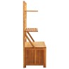 Boîte de rangement avec treillis 99x55x160cm Bois acacia solide 638226638226