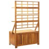 Boîte de rangement avec treillis 99x55x160cm Bois acacia solide 638226638226
