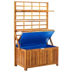 Boîte de rangement avec treillis 99x55x160cm Bois acacia solide 638226638226