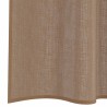 Rideaux en voile à œillets 2 pcs marron clair 638229638229