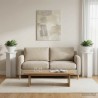 Support de Plante 2 pcs Blanc brillant 29,5 x 29,5 x 60 cm 638232638232