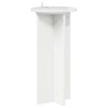 Support de Plante 2 pcs Blanc brillant 29,5 x 29,5 x 60 cm 638232638232