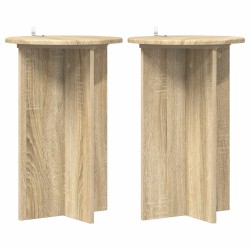 Support de Plante 2 pcs Chêne Sonoma Ø40 x 60 cm 638233638233