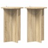 Support de Plante 2 pcs Chêne Sonoma Ø40 x 60 cm 638233638233