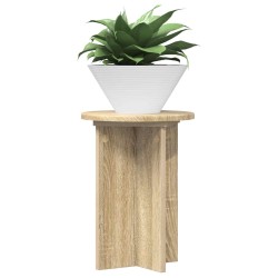 Support de Plante 2 pcs Chêne Sonoma Ø29,5 x 40 cm 638234638234