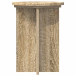 Support de Plante 2 pcs Chêne Sonoma Ø29,5 x 40 cm 638234638234