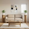 Support de Plante 2 pc Chêne artisanal Ø40 x 100 cm 638238638238