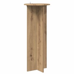 Support de Plante 2 pc Chêne artisanal Ø40 x 100 cm 638238638238