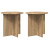 Support de Plante 2 pc Chêne artisanal 40 x 40 x 40 cm 638239638239