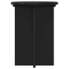 Support de Plante 2 pcs Noir Ø29,5 x 40 cm Bois d'ingénierie 638242638242