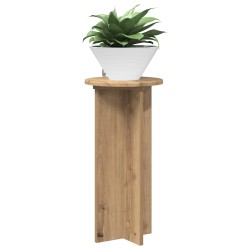 Support de Plante 2 pc Chêne artisanal 29,5 x 29,5 x 60 cm 638245638245