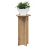 Support de Plante 2 pc Chêne artisanal 29,5 x 29,5 x 60 cm 638245638245