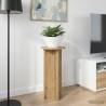 Support de Plante 2 pc Chêne artisanal 29,5 x 29,5 x 60 cm 638245638245