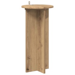 Support de Plante 2 pc Chêne artisanal 29,5 x 29,5 x 60 cm 638245638245