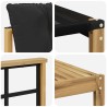Ensemble de canapés d'extérieur 7 pcs Blanc et noir 638246638246