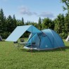 Tente Cabane avec toit Bleu 4 personnes Polyester et Acier 638259638259