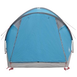 Tente Cabane avec toit Bleu 4 personnes Polyester et Acier 638259638259
