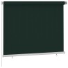 Store roulant d'extérieur 185 (l) x 140 (H) cm vert foncé HDPE 638270638270