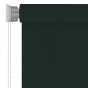 Store roulant d'extérieur 185 (l) x 140 (H) cm vert foncé HDPE 638270638270