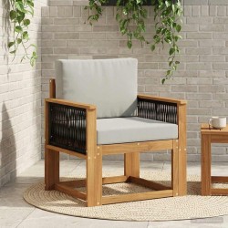 Sofa de milieu extérieur Bois d'Acacia Massif Naturel 638271638271