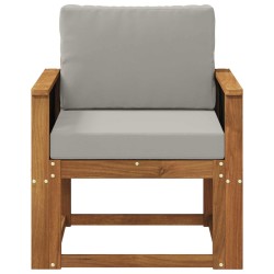 Sofa de milieu extérieur Bois d'Acacia Massif Naturel 638271638271