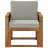 Sofa de milieu extérieur Bois d'Acacia Massif Naturel 638271638271