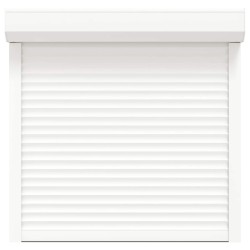 Store Roulant Blanc 100 x 100 cm Aluminium et Polyuréthane 638272638272