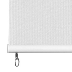 Store roulant d'extérieur blanc 65 (l) x 140 (H) cm HDPE 638280638280
