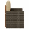 Sofa de milieu extérieur Bois d'Acacia Massif Naturel 638289638289