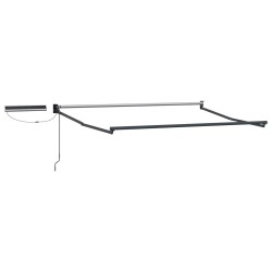 Auvent rétractable électrique Anthracite 3 x 2,5 m 638305638305