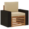 Sofa de milieu extérieur Naturel 638306638306