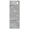 Ancrages de clôture lot de 12 argentés 10 x 6 x 15 cm acier galvanisé 638308638308