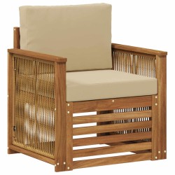 Sofa de milieu extérieur Naturel 638311638311