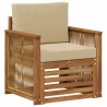 Sofa de milieu extérieur Naturel 638311638311