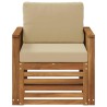 Sofa de milieu extérieur Naturel 638311638311