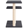 Arbres à chat avec plates-formes gris foncé 62,5 cm 638316638316
