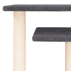 Arbres à chat avec plates-formes gris foncé 62,5 cm 638316638316