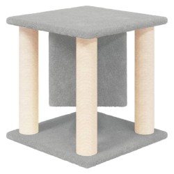 Arbre à chat avec griffoirs en sisal Gris clair 37 cm 638318638318