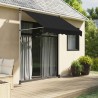 Auvent rétractable manuel Noir 200 cm 638321638321