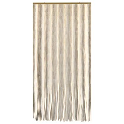 Rideau de porte anti-insectes multicolore 100 x 200 cm Bambou 638328638328