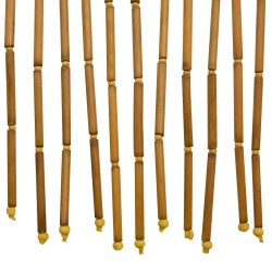Rideau de porte anti-insectes multicolore 100 x 200 cm Bambou 638328638328