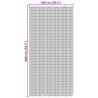 Rideau de porte anti-insectes multicolore 100 x 200 cm Bambou 638328638328